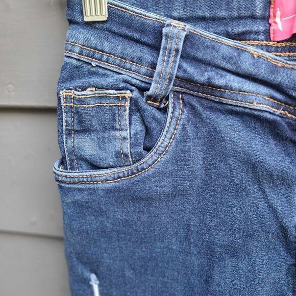 Sal E Pimenta Distressed Jeans Brazilian see measurements - Picture 9 of 11